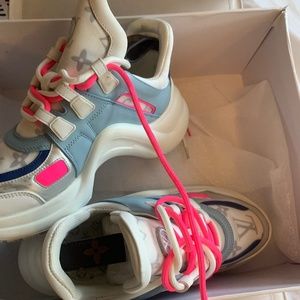 LV ARCH LIGHT SNEAKER LOUIS VUITTON WOMENS SZ 350N